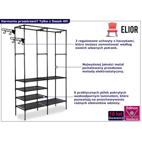 Metalowa garderoba Desoks 4X