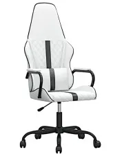 Biało-czarny fotel gamingowy -  Scordia 3X w sklepie Edinos.pl