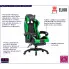 Caragese 3X czarno-zielony fotel gamingowy