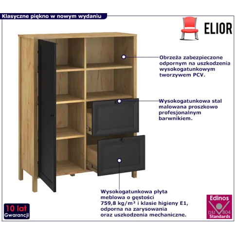 komoda nowoczesna Luxtes 3X