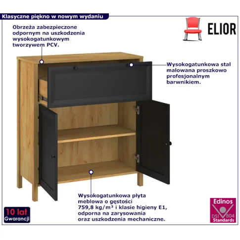 Loftowa komoda Luxtes 4X