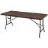 Zdjęcie produktu Stół cateringowy składany Noaria 2X - brąz.