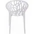 Białe krzesło tarasowe Moso