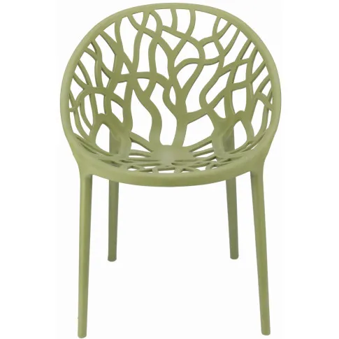Jasnozielone szałwiowe krzesło do ogrodu Moso