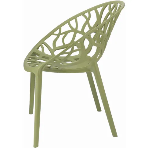 Jasnozielone krzesło tarasowe Moso
