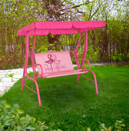 Huśtawka z daszkiem dla dzieci Kriv 4X