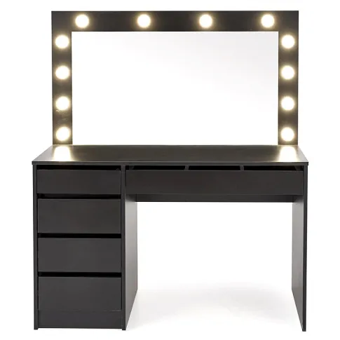 nowoczesna toaletka czarna Loretta