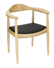 Krzesło z podłokietnikami Mildo - naturalne w sklepie Edinos.pl