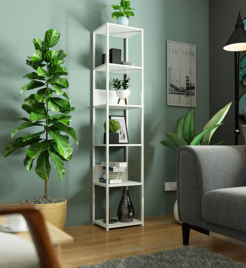 Wizualizacja regału Shira 3X biały