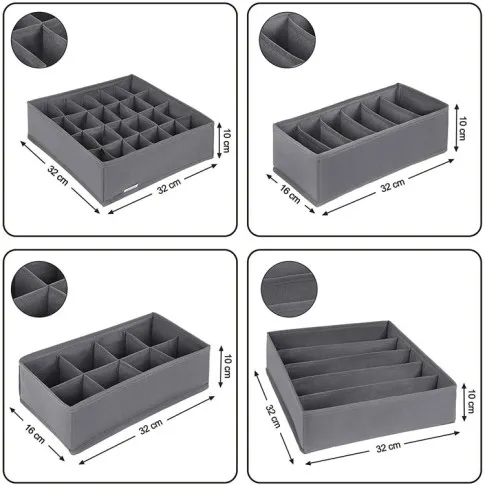 wymiary organizertów odzieżowych z kompletu fias