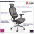 Fotografia Szary fotel obrotowy zgodny z rozporządzeniem MR i PS z 2023r. - Follen z kategorii Fotele biurowe