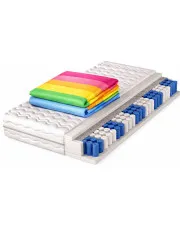 Materac dwuosobowy 7-strefowy 140x200 - Tiva w sklepie Edinos.pl