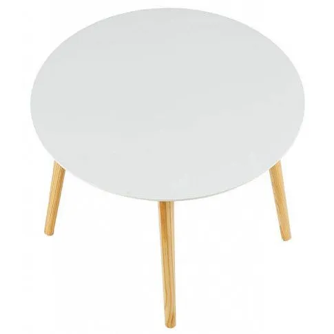 Zdjęcie skandynawski stolik kawowy ława biały Vizi 3X sklep Edinos.pl