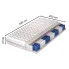 wymiary materaca 200x200 Asante 