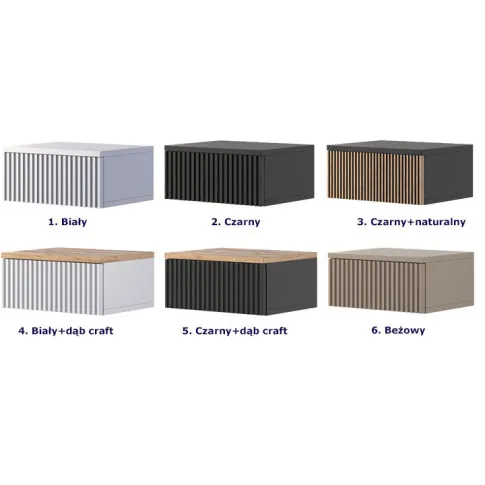 Kolorystyka szafki Ova