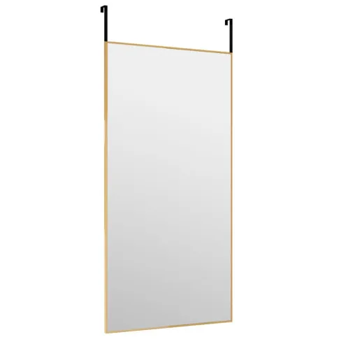 złote lustro na drzwi Lawis 10X