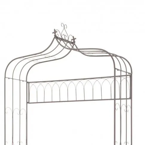 Szczegółowe zdjęcie nr 4 produktu Klasyczna ławka ogrodowa Rosie - brązowa