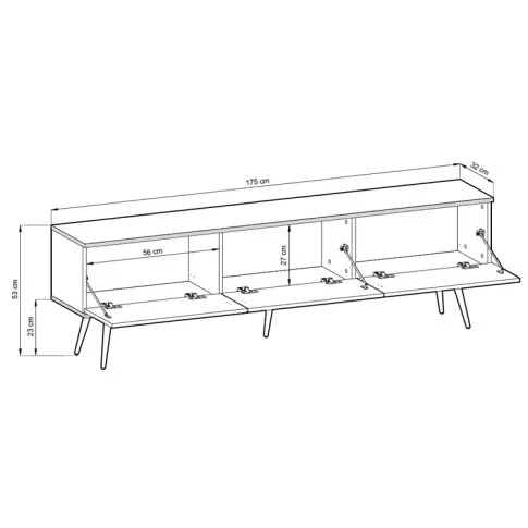 wymiary szafki rtv Ormond 9X