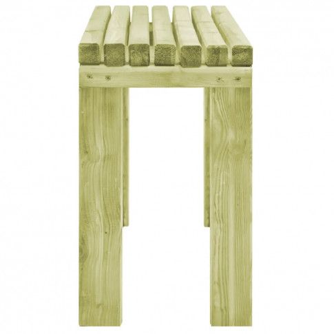 Szczegółowe zdjęcie nr 4 produktu Drewniana ławka ogrodowa Ligeo - zielona