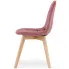 Różowe krzesło kuchenne z zestawu Kiraz