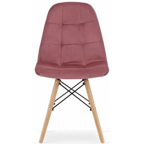 Ciemnoróżowe krzesło pikowane Zipro 3X