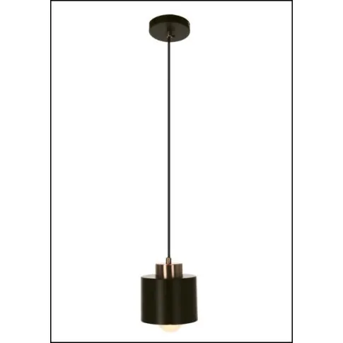 wizualizacja Czarna nowoczesna lampa wisząca - K517-Elevo