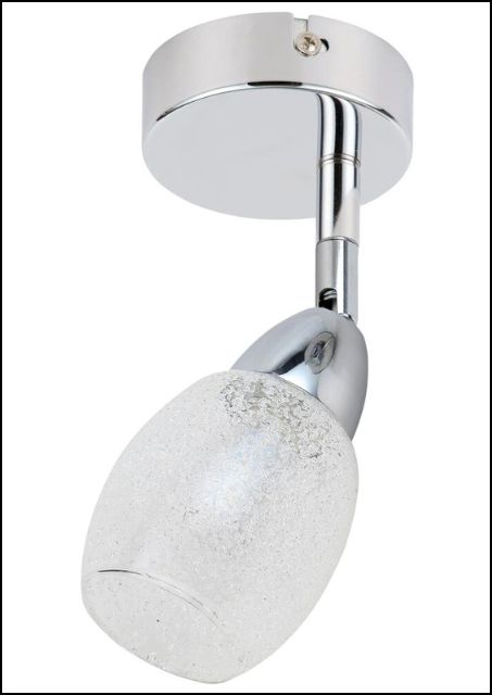 Szklany nowoczesny kinkiet - K518-Kaffo