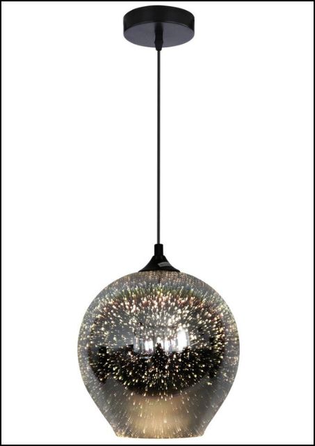 Nowoczesna czarna lampa wisząca - K525-Simes