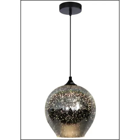 wizualizacja Czarna lampa wisząca nowoczesna - K525-Galaxy