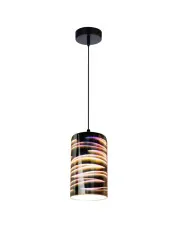 Lampa wisząca czarna podłużna - K527-Galaxy w sklepie Edinos.pl