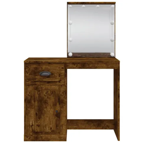 Przód toaletki do makijażu Eliona przydymiony dąb