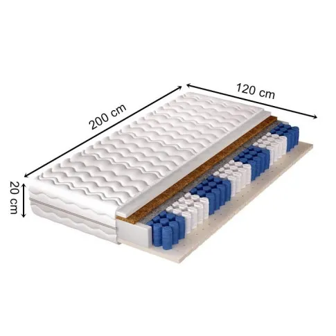 wymiary materaca 120x200 Glover