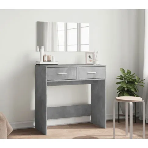 Sypialnia z toaletką Aziona szarość betonu