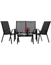 Zestaw wypoczynkowy do ogrodu 4-częściowy - Ferris w sklepie Edinos.pl