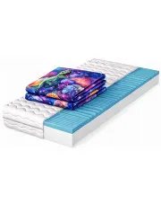 Materac piankowy 7 stref z pokrowcem 140x200 - Talima w sklepie Edinos.pl