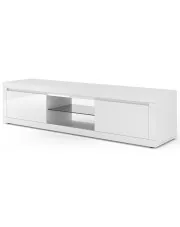 Biała nowoczesna szafka rtv - Mosanti 8X