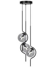 Grafitowa nowoczesna lampa nad stół - A474-Eruv w sklepie Edinos.pl