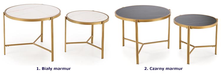 kolory stolików Pedrox