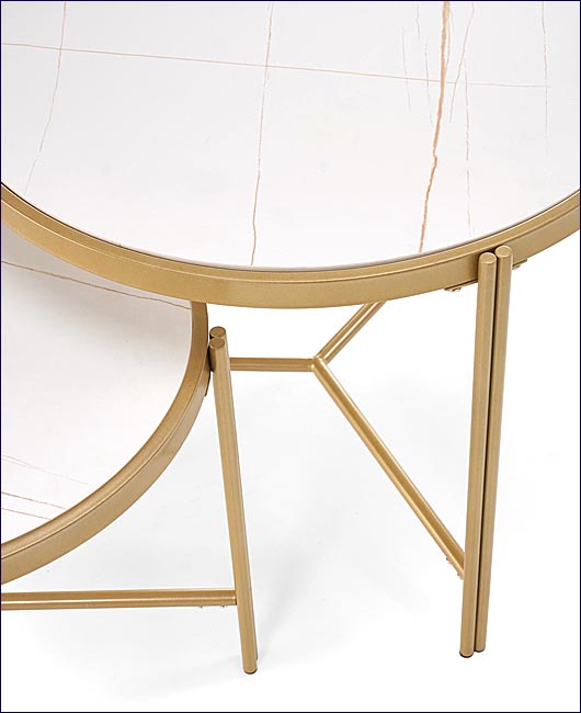 blat stolików kawowych biały marmur Pedrox