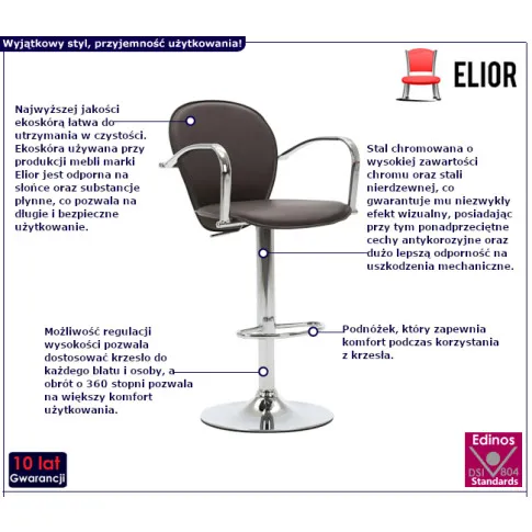 Ginosa 5X brązowy hoker