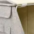 Materiałowe pudełka 3 sztuki Zeprox kolor szary