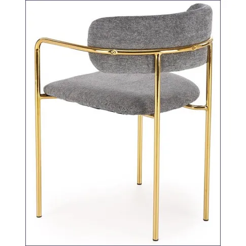 krzesło Julien popiel + złoty