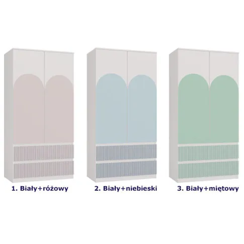Wersje kolorystyczne szafy Arsa 9X