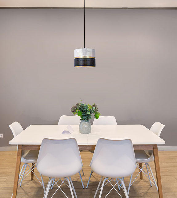 Pojedyncza lampa z ażurowym abażurem A482-Lemoni