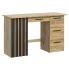 Biurko komputerowe w stylu loft z lamelami - Older