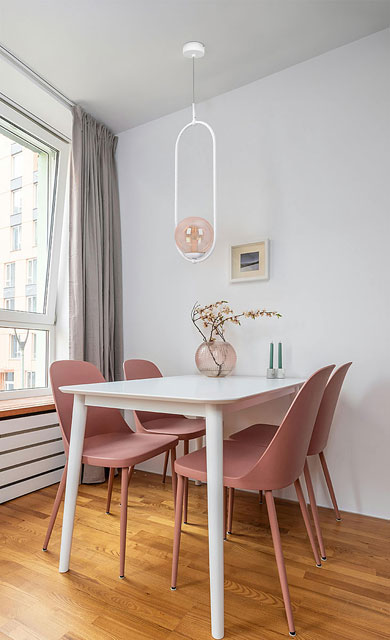 Nowoczesna biało-bursztynowa lampa wisząca z eliptyczną konstrukcją A488-Adoma