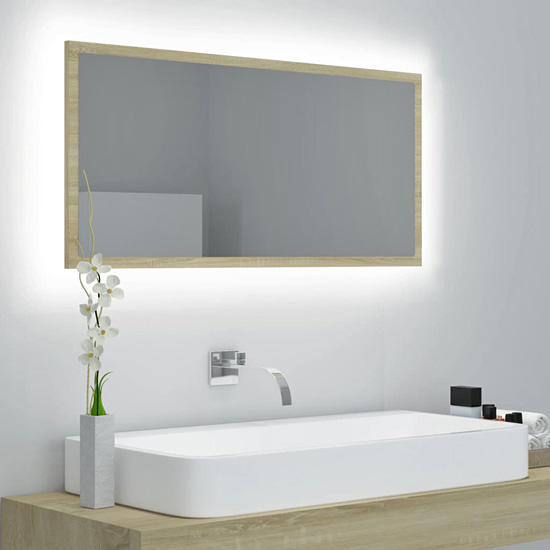 lustro led dąb sonoma Marajo 4X