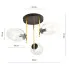 Wymiary lampy sufitowej D119 Umox