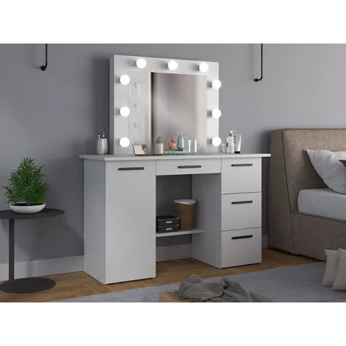 Wizualizacja białej toaletki Ogitro 4X