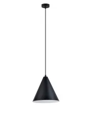 Nowoczesna lampa wisząca czarno-biała - D121-Orla